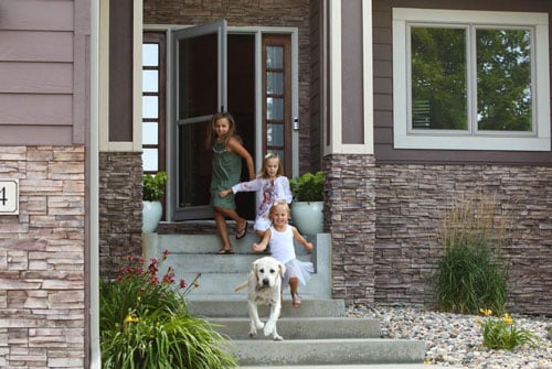 156FV_Door_with_Girls_and_Dog 156FV_Door_with_Girls_and_Dog